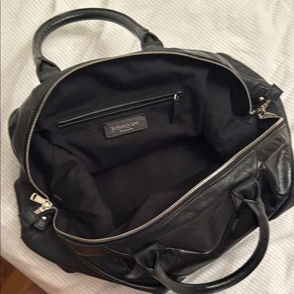 Yves Saint Laurent Black Leather Tote - Picture 4 of 5